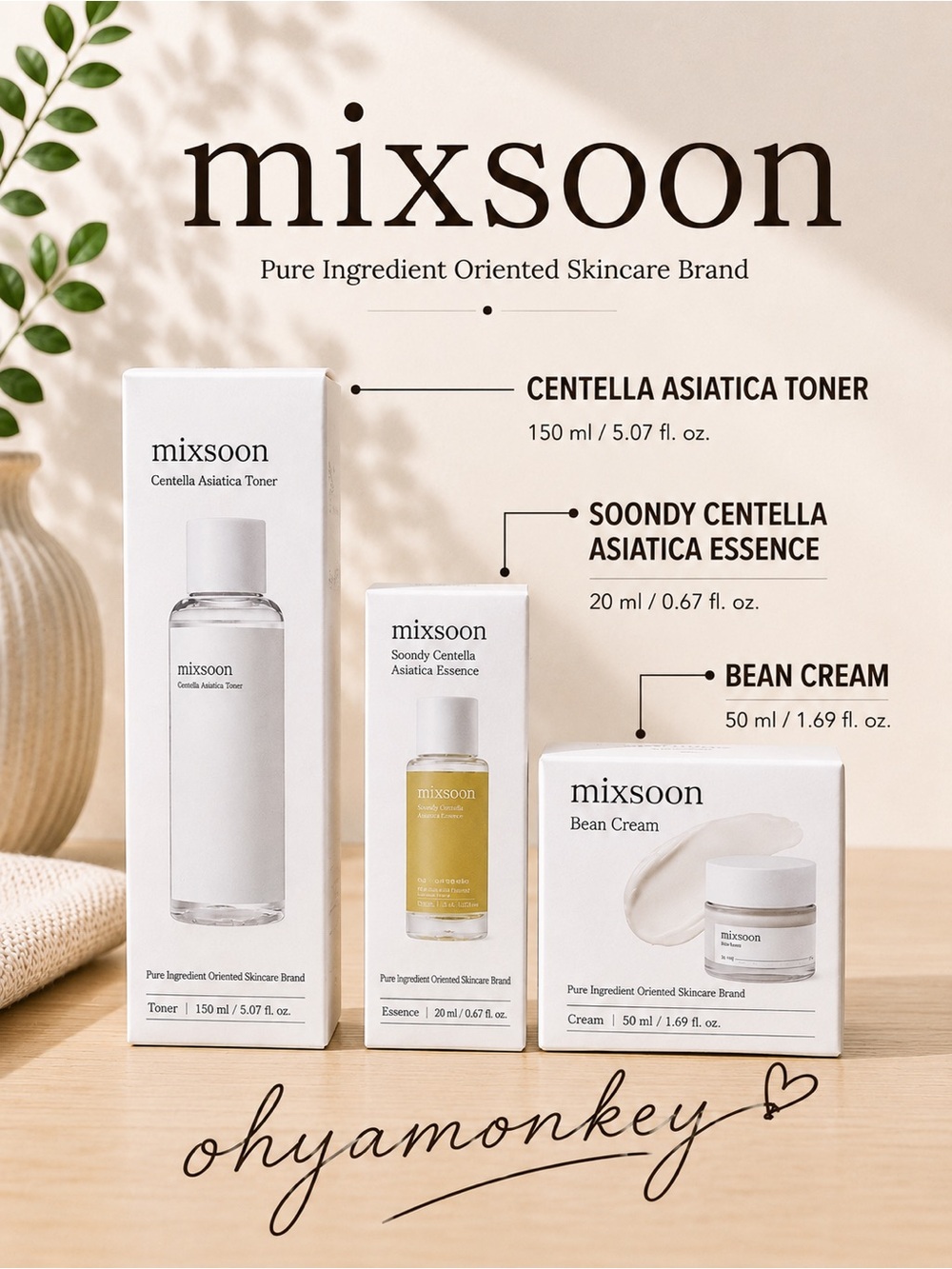 Mixsoon Centella Asiatica Skincare Set $68